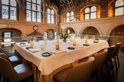 Michelin-starred private dining experience in a Grade II listed building at Galvin.